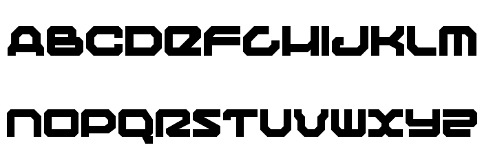 Traveler Bold Font LOWERCASE