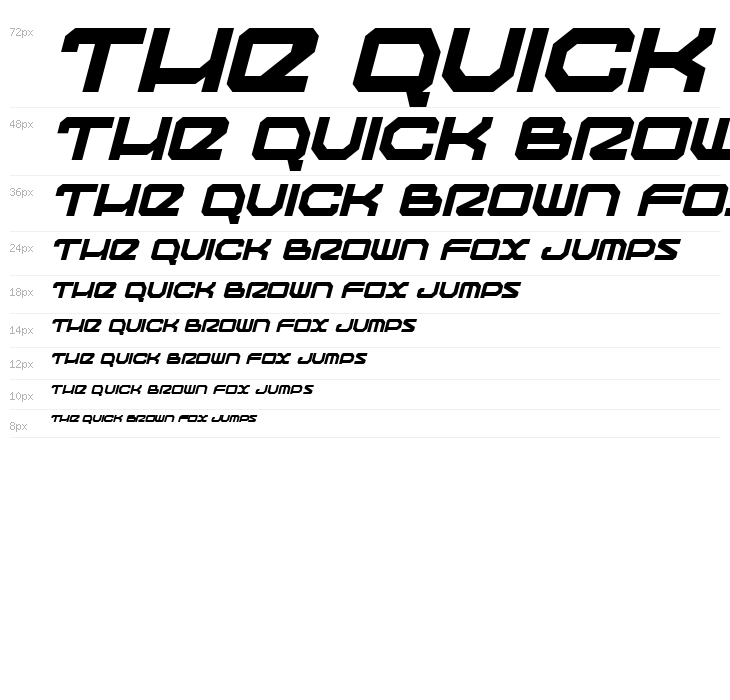 Traveler Italic Waterfall