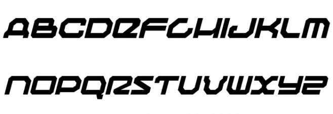 Traveler Italic Caratteri MINUSCOLO