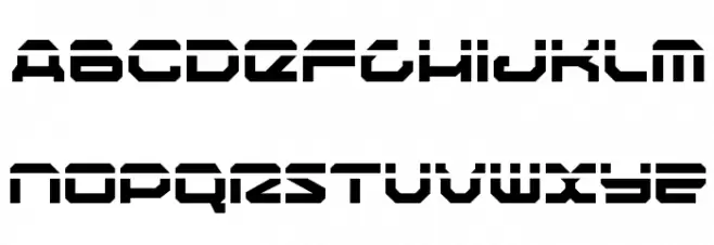 Traveler Laser फ़ॉन्ट लोअरकेस