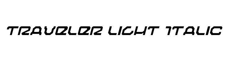 Traveler Light Italic  لخطوط تنزيل