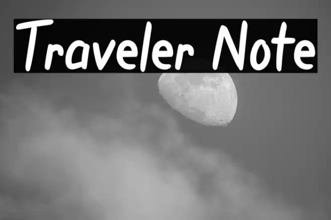 Traveler Note Caratteri examples