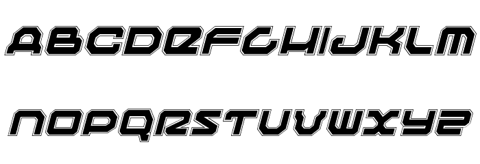 Traveler Pro Italic Font Litere mici