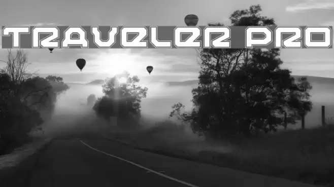 Traveler Pro Font examples