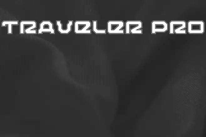 Traveler Pro Font examples