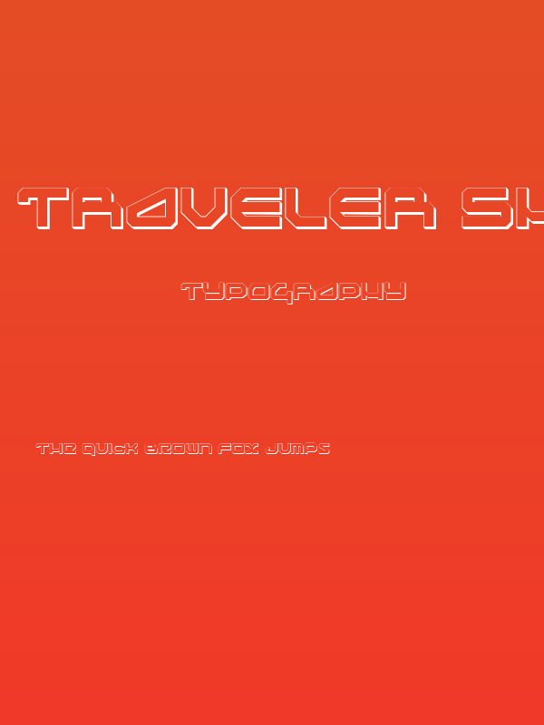 Traveler Shadow Poster