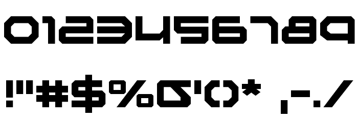 Traveler Font OTHER CHARS