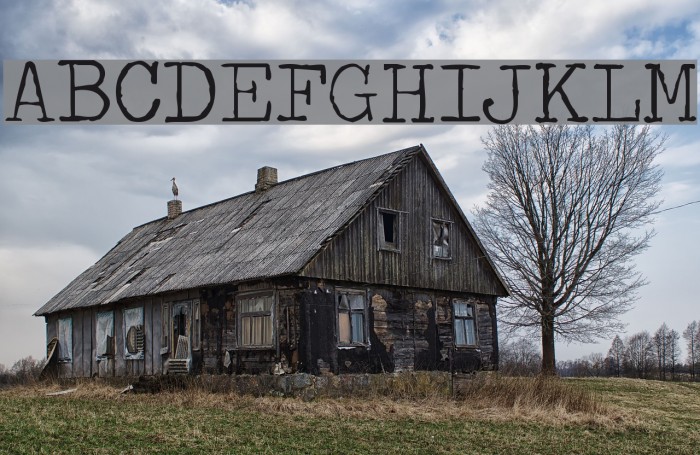 Traveling _Typewriter Font examples