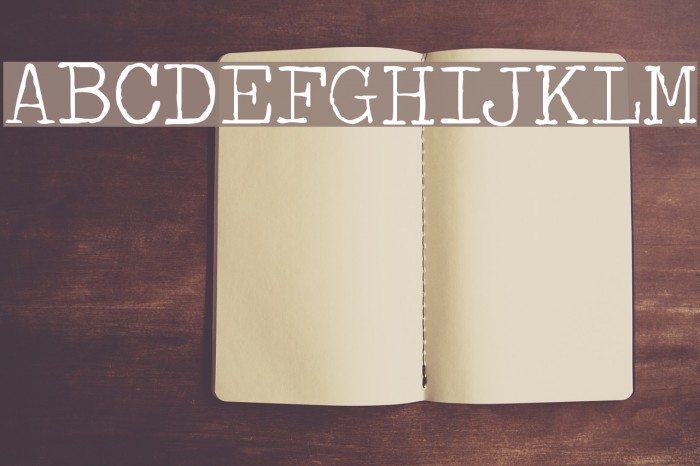 Traveling _Typewriter Font examples
