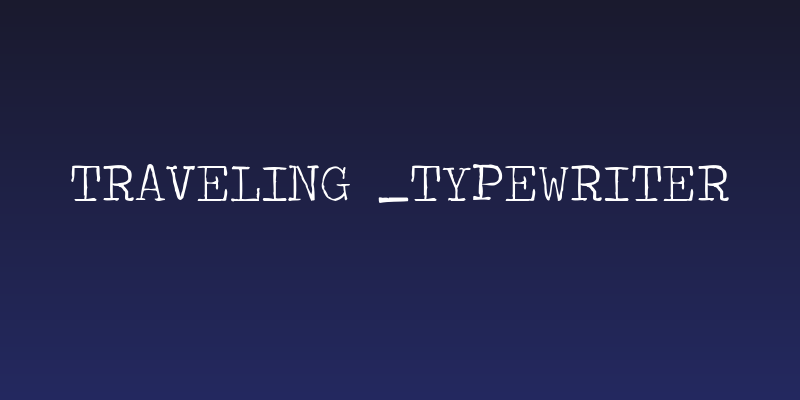 Traveling _Typewriter Social Header