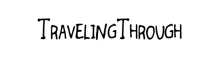 TravelingThrough Font