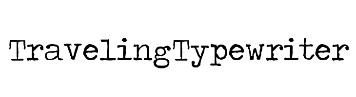 TravelingTypewriter  免费字体下载