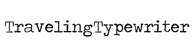 TravelingTypewriter  Frei Schriftart Herunterladen