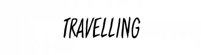 Travelling  नि: शुल्क फ़ॉन्ट्स डाउनलोड