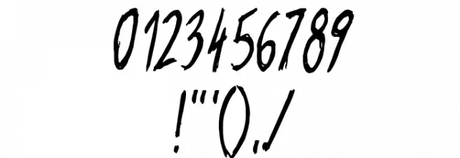 Travelling Font OTHER CHARS