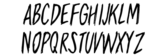 Travelling Font LOWERCASE