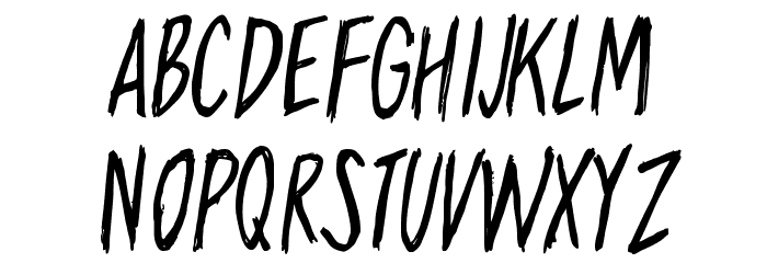 Travelling Font LOWERCASE