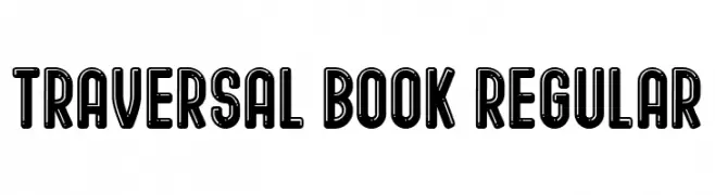 Traversal Book Regular  baixar fontes gratis