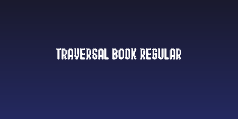 Traversal Book Regular Social Header