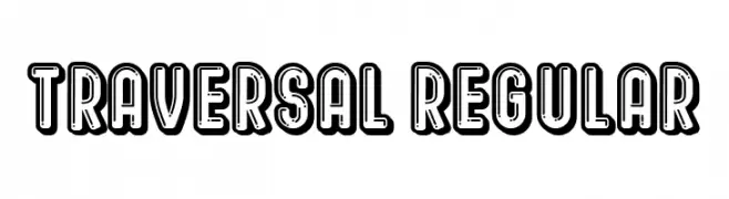 Traversal Regular  baixar fontes gratis