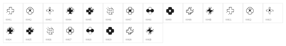 Traverser Regular Character Map