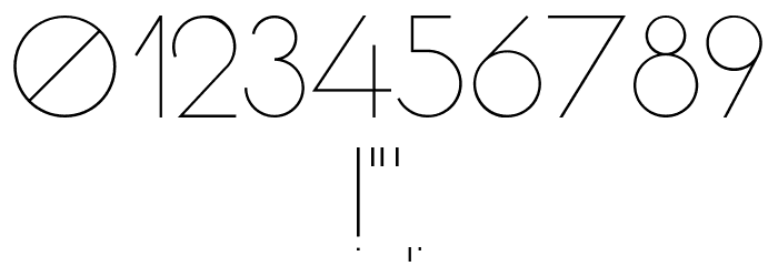 Travesta Regular Font OTHER CHARS