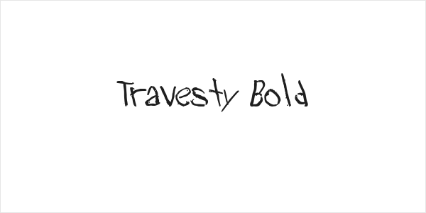Travesty Bold Logo