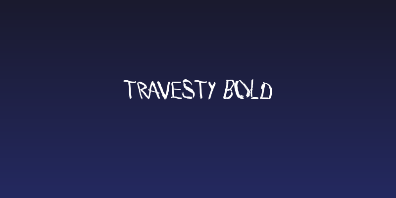 Travesty Bold Social Header