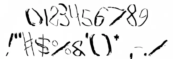 Travesty Font OTHER CHARS