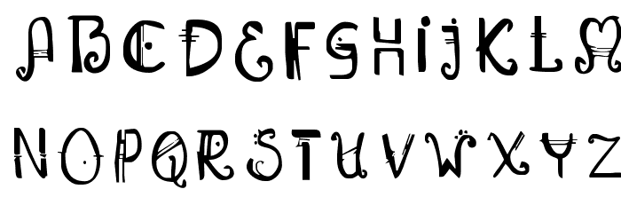 Traviata Normal Font LOWERCASE