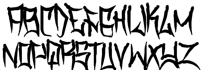 Travis County Regular Font LOWERCASE