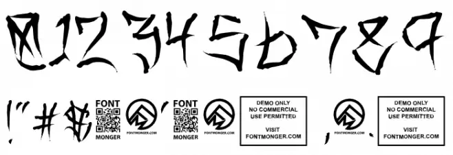 Travis County Thin Font OTHER CHARS