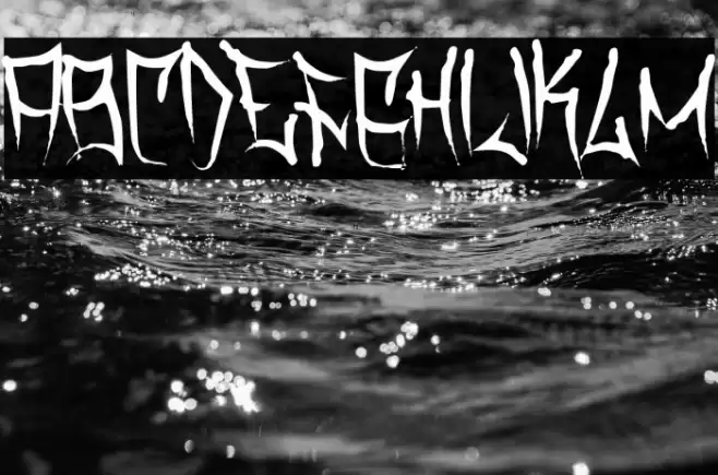 Travis County  Thin Font examples