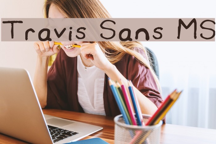 Travis Sans MS Font examples