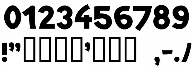 Treasure Island Polices AUTRES CHARS