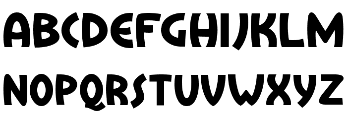 Treasure Island Font LOWERCASE
