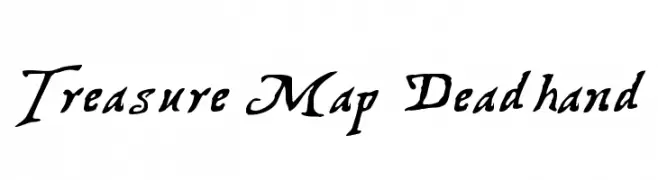Treasure Map Deadhand  تنزيل الخطوط