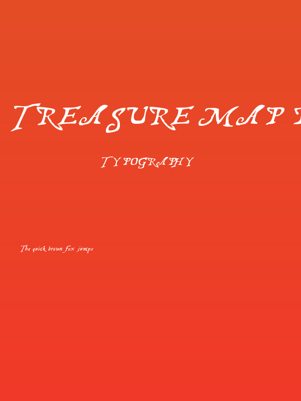 Treasure Map Deadhand Poster