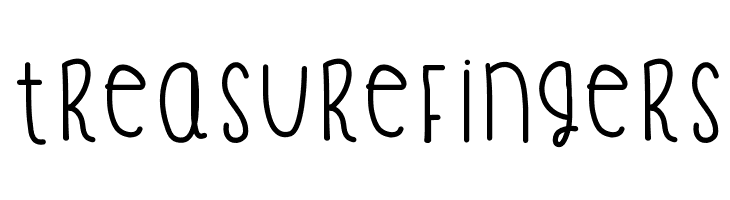TreasureFingers  Frei Schriftart Herunterladen