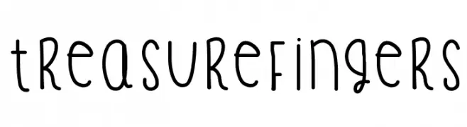 TreasureFingers  font caratteri gratis
