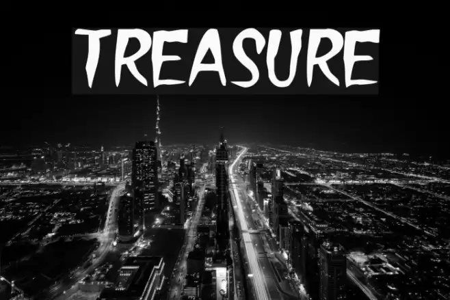 Treasure Font examples