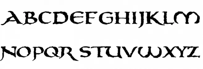 Treasurehunt PERSONAL USE Regular Caratteri MAIUSCOLE