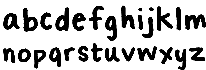 Treat Yo Self Font LOWERCASE