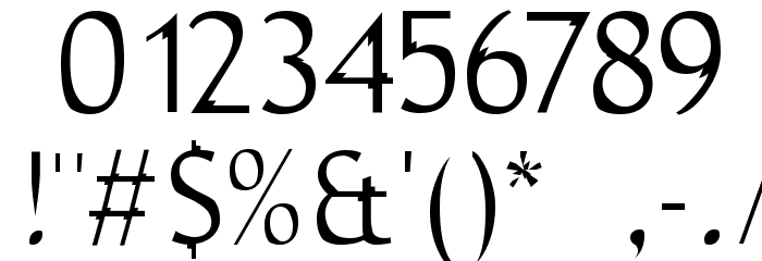 Trebble Font OTHER CHARS