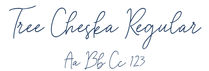Tree Cheska Regular Font Preview