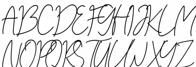 Tree Cheska Regular Schriftart Groß