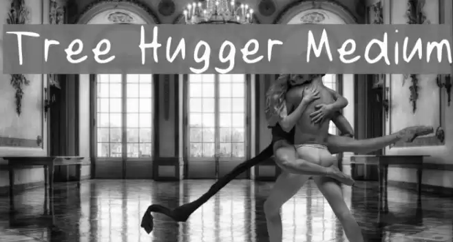 Tree Hugger Medium Font examples
