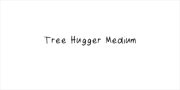 Tree Hugger Medium Logo