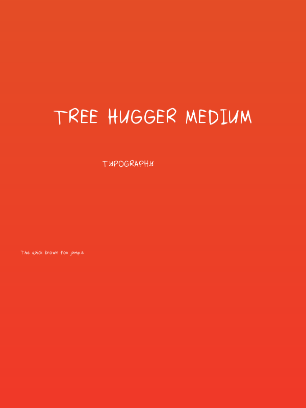 Tree Hugger Medium Poster