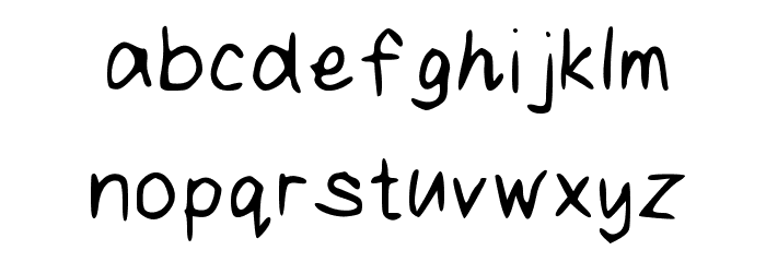 Tree Hugger Medium Font LOWERCASE